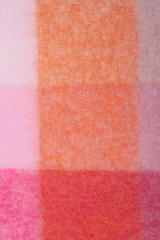 (image for) High-End Mohair checked scarf